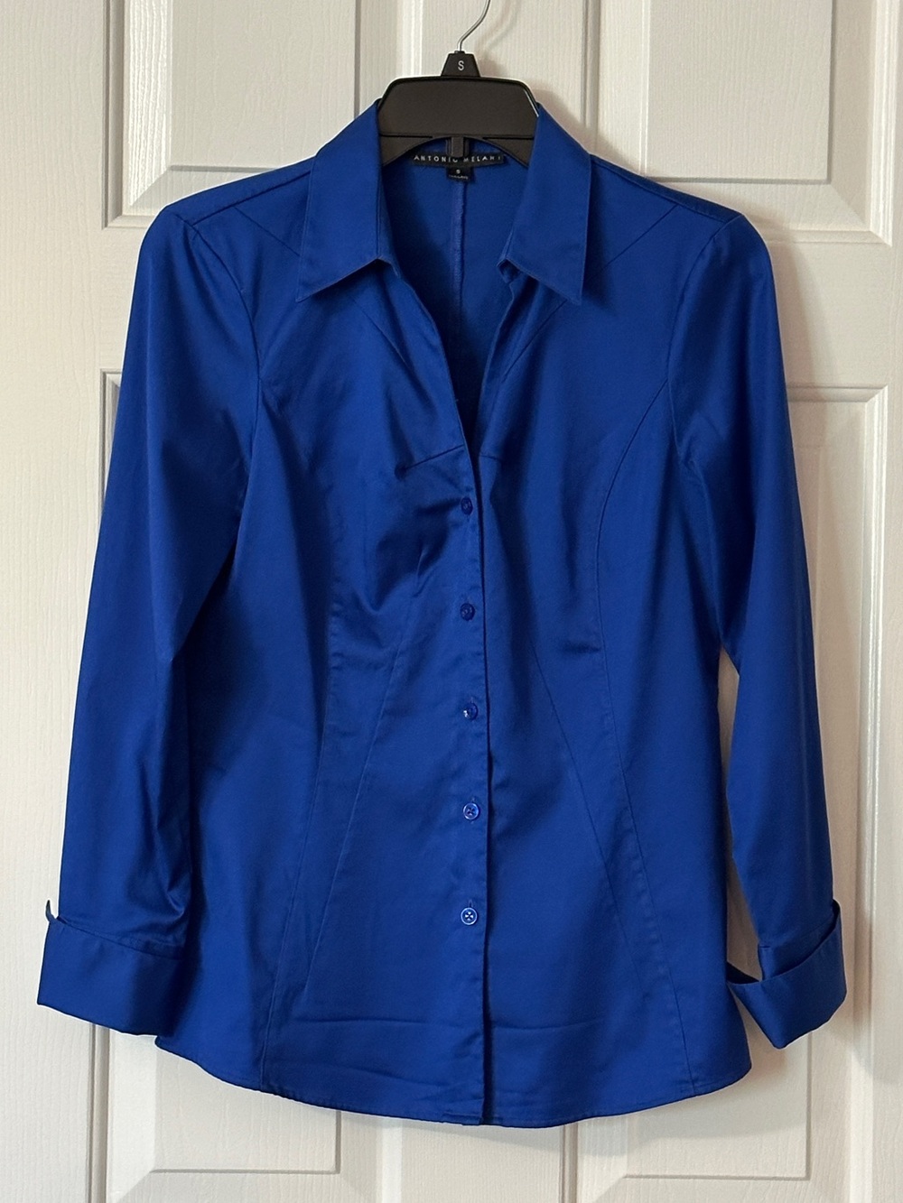 ANTONIO MELANI blue blouse